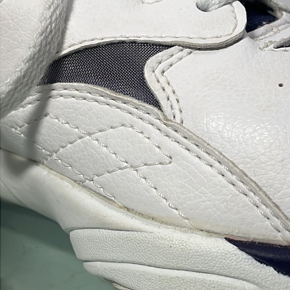 Vtg Nike Air Forefoot Women Mid Shoes Athletic Sneakers White Leather Red Purple - Picture 14 of 15